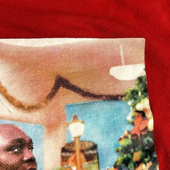 ELF  The movie,T shirt,women Large .Red,santaaaa!!!Will Ferrel Christmas T shirt - Picture 5 of 12